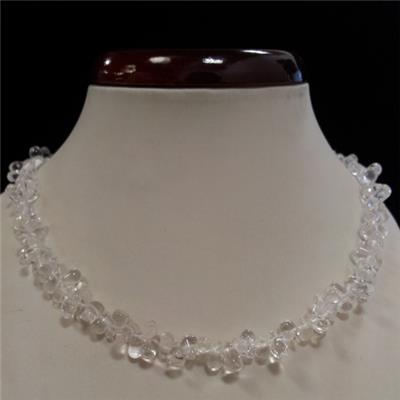 Collier Goutte Cristal de Roche 