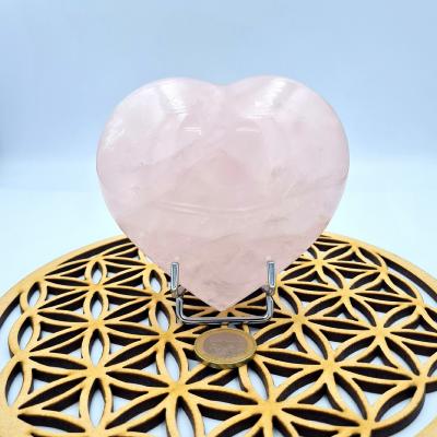 Quartz rose coeur