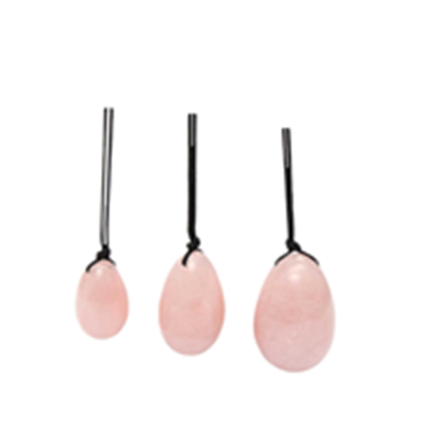 Oeuf de Yoni quartz rose - coffret -