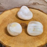 Agate blanche - Pierre roulée
