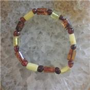 Bracelet ambre multicolore