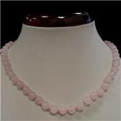 Collier boule Quartz Rose GM