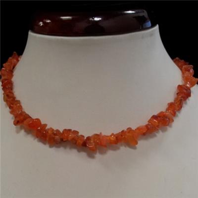 Collier Baroque Agate teintée PM