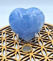 Calcite bleue forme coeur