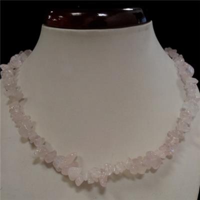 Collier Baroque Quartz Rose