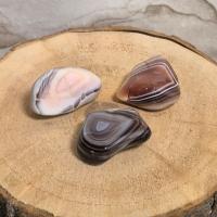 Agate du Botswana - Pierre roulée