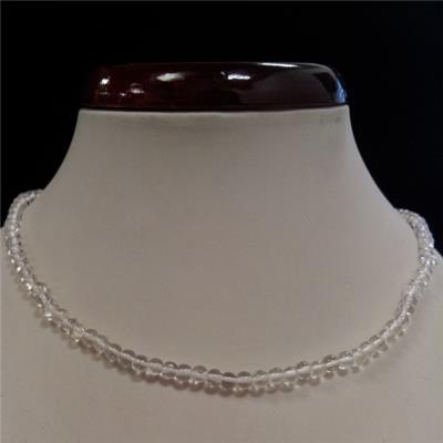 Collier Boule Cristal de Roche PM