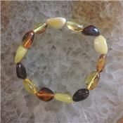 Bracelet ambre multicolore